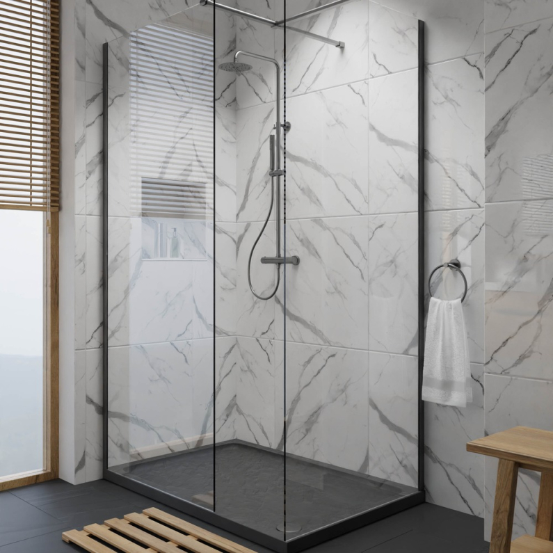 "Round Shower System/Column (Bar, Cool Touch) - Chrome"