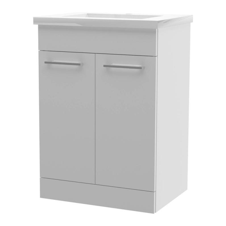 Barca Floor Standing Unit - White 600mm