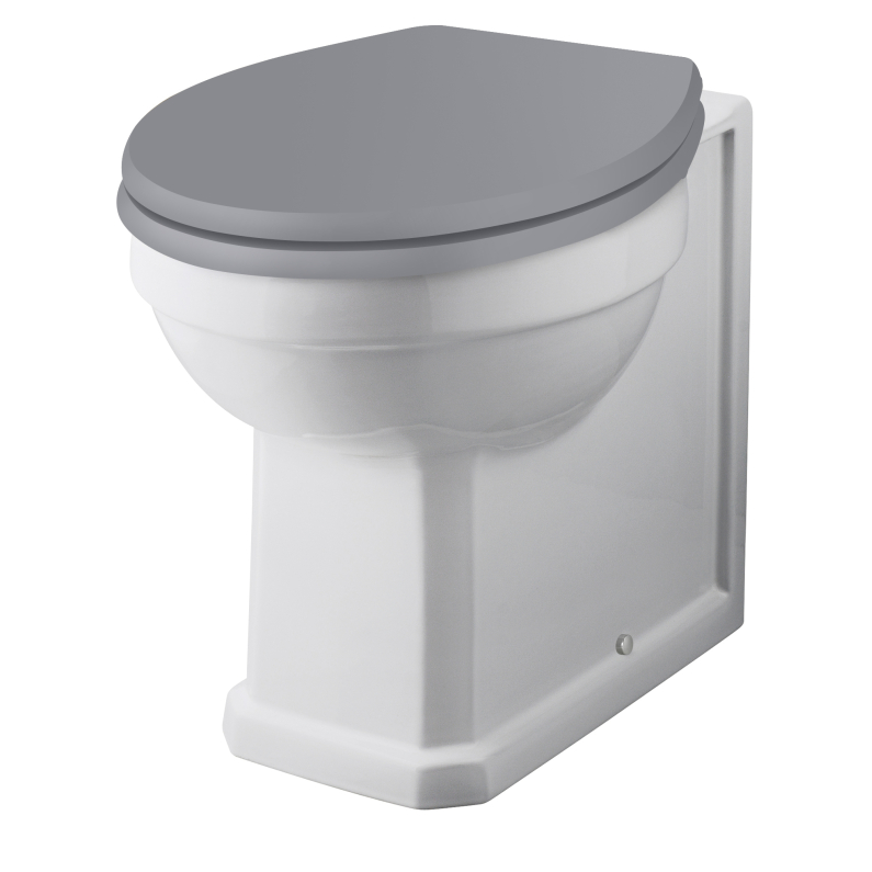 Fitzroy Back to Wall WC Pan (Comfort Height) - White