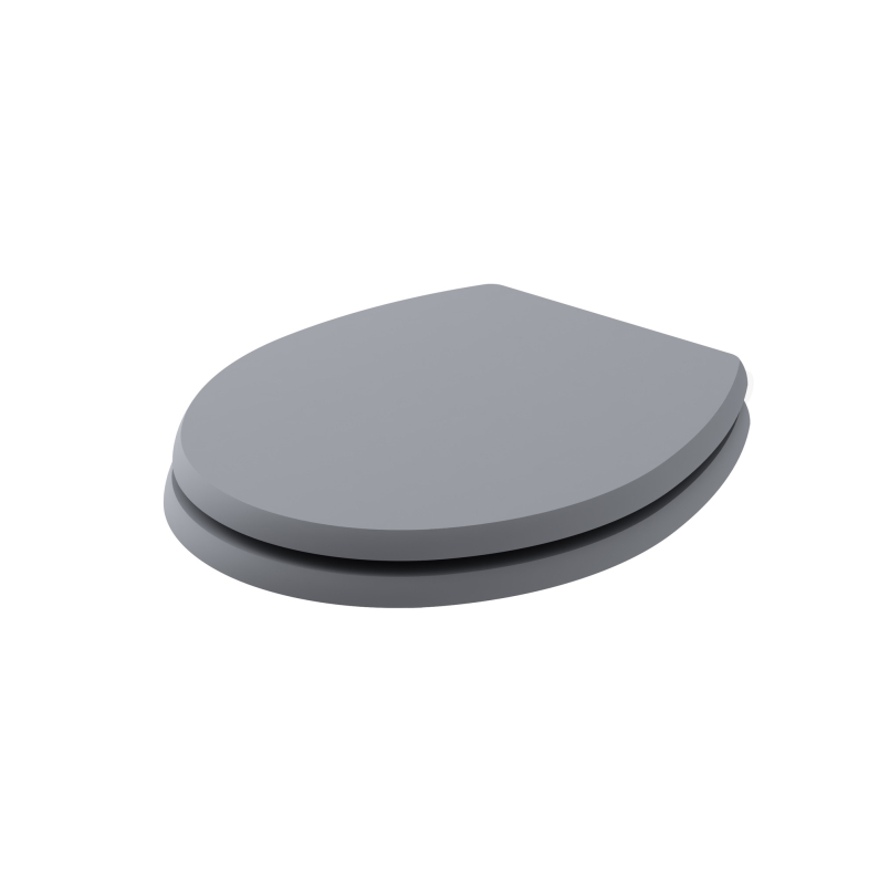 Fitzroy Coloured Soft Close Wooden Seat - Plummett Grey