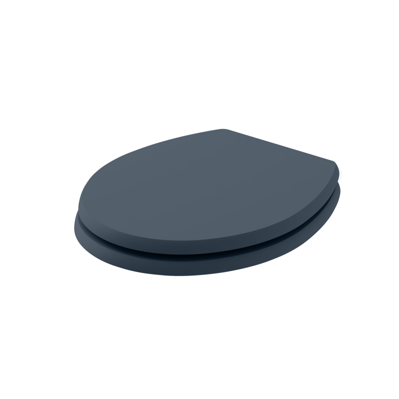 Fitzroy Coloured Soft Close Wooden Seat - Stiffkey Blue