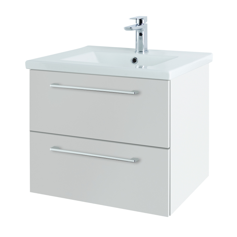 Cesena Wall Hung Vanity Unit - Gloss White 500mm
