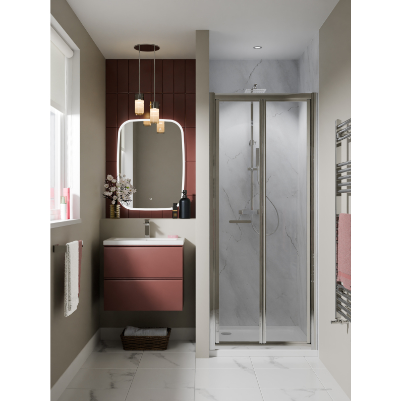 Deann Wall Hung Vanity Unit - Terracotta 505mm