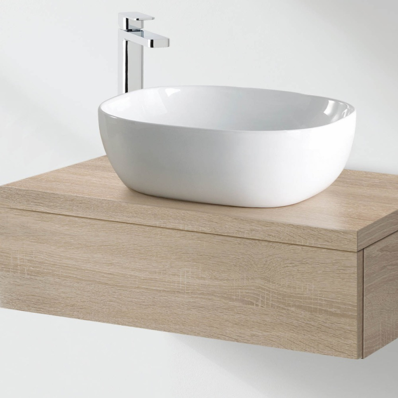 Deann Vessel Basin - White 425mm