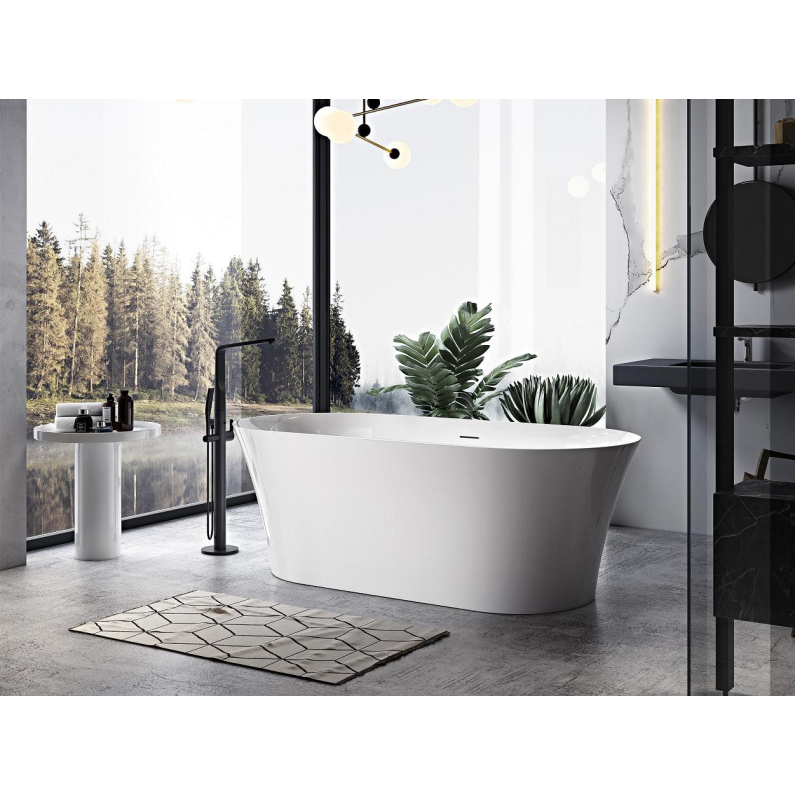 Swept Freestanding Bath - White 1700x800mm