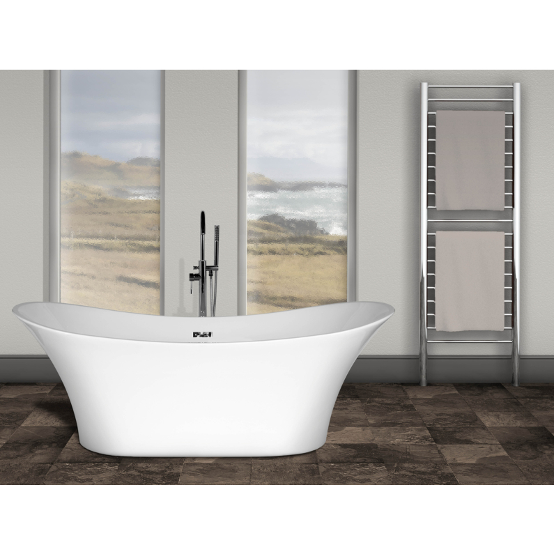 Marseille Freestanding Bath - White 1700x760mm