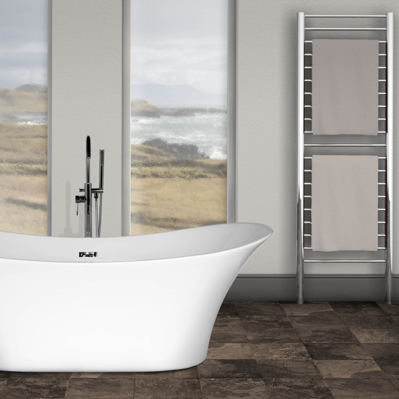 Marseille Freestanding Bath - White 1700x760mm