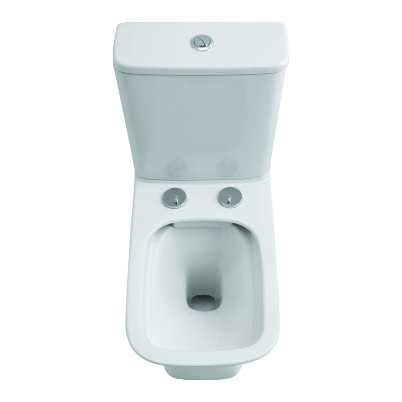 "Brooklyn Close Coupled WC (Comfort Height, Fully Enclosed, Seat Included) - White"