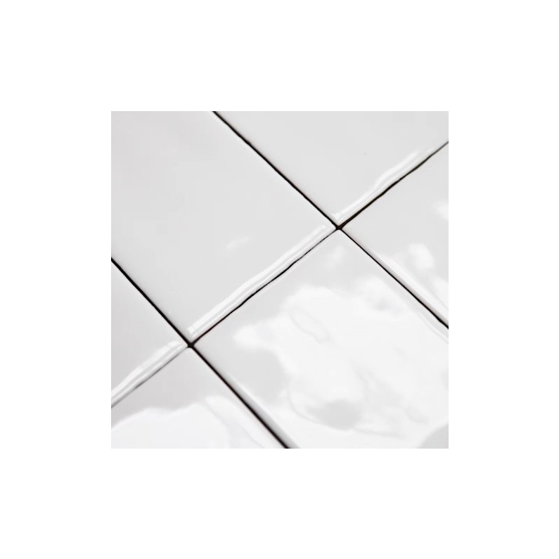 Metro Borgo White Gloss Porcelain Wall Tile 20x6.5cm