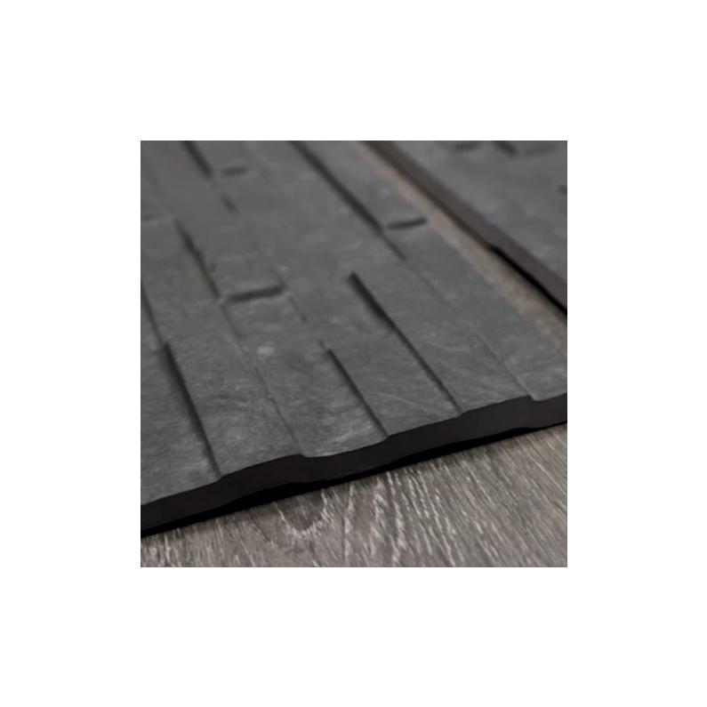 Brickstone Black Porcelain Tile 51x16.3cm