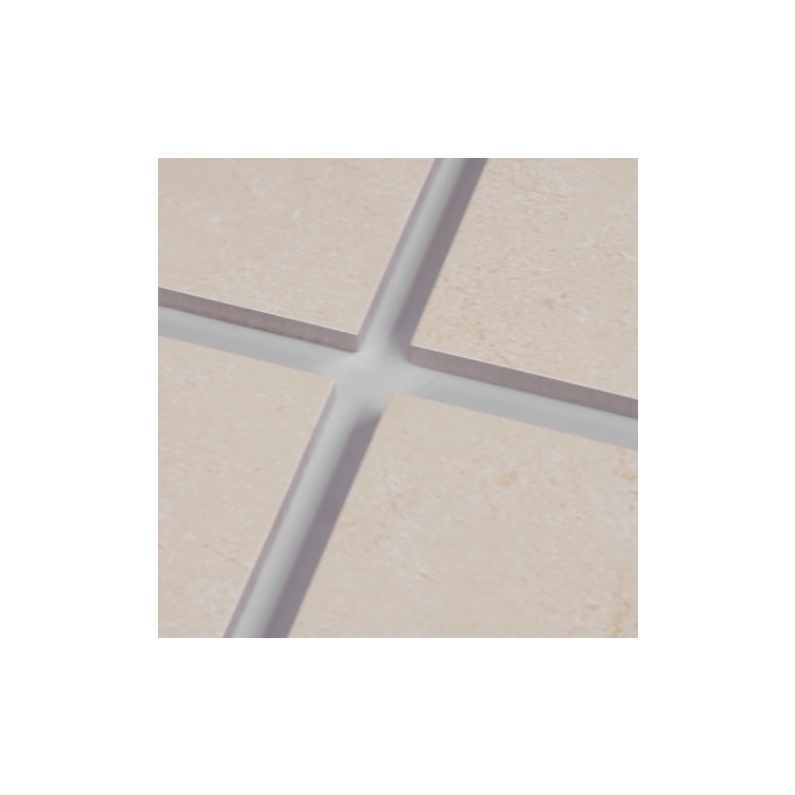 Iconic Cream Marble-Effect Checkerboard Matt Porcelain Tile 30x30cm