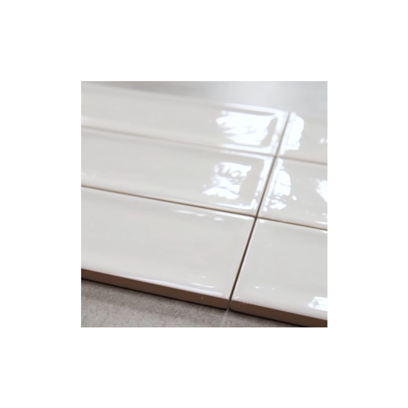 Metro Nara Blanco Gloss Ceramic Wall Tile 30x7.5cm