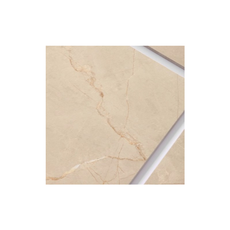 Pulpis Taupe Marble-Effect Checkerboard Matt Porcelain Tile 30x30cm