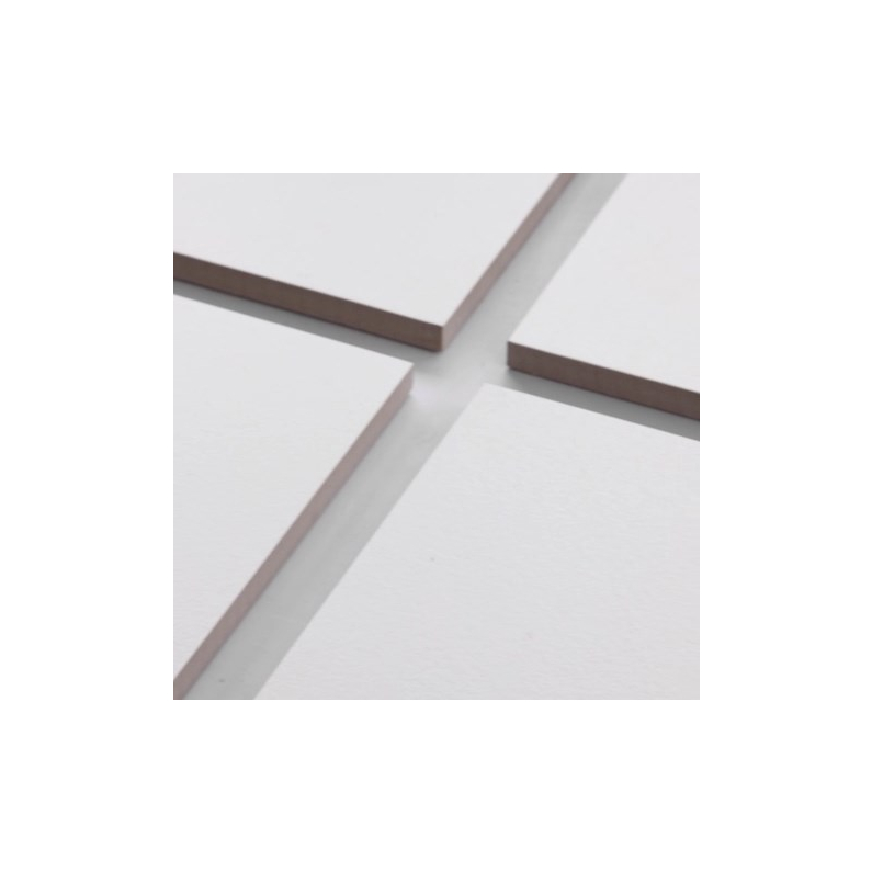 Renzo White Checkerboard Matt Porcelain Tile 30x30cm