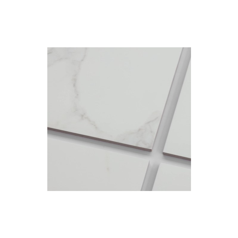 Sinclair Marble-Effect Checkerboard Matt Porcelain Tile 30x30cm