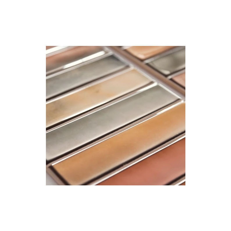 Borealis Garnet Décor Gloss Ceramic Tile 30x15cm