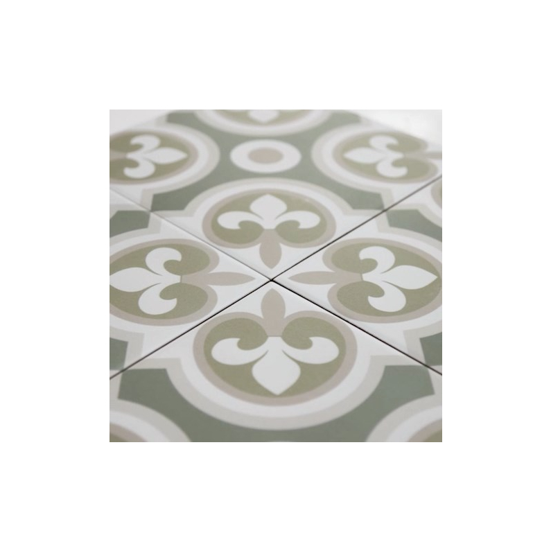 Moraira Pattern Matt Porcelain Tile 20x20cm