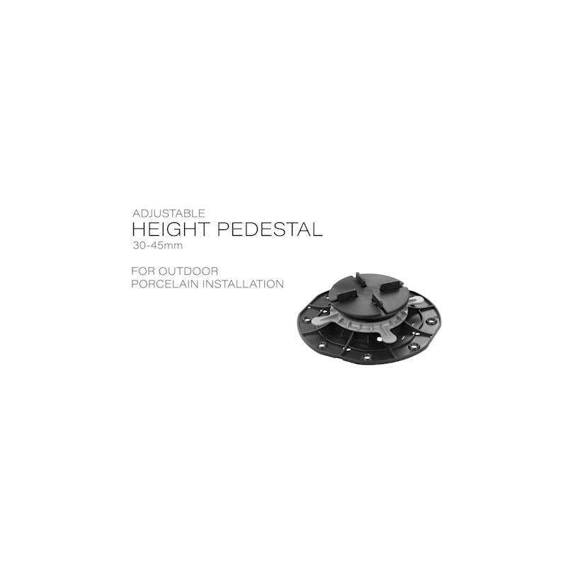 Adjustable Height Pedestal 45-70mm (For Outdoor Porcelain Installation)