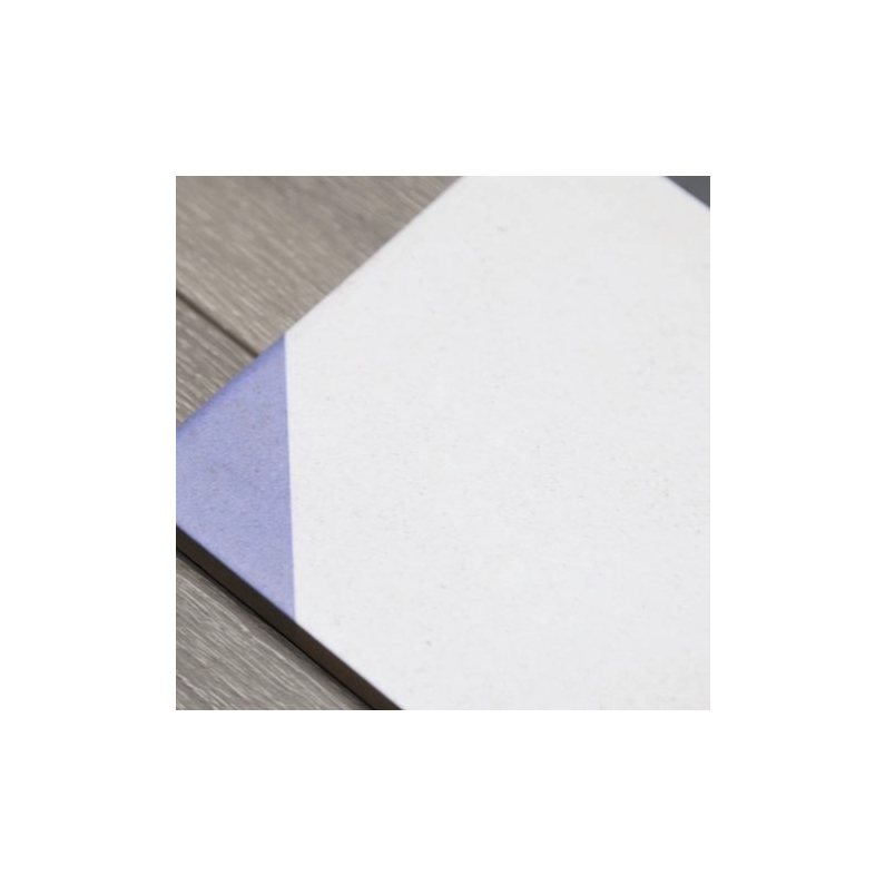Nantes Blue Pattern Matt Porcelain Tile 33.3x33.3cm