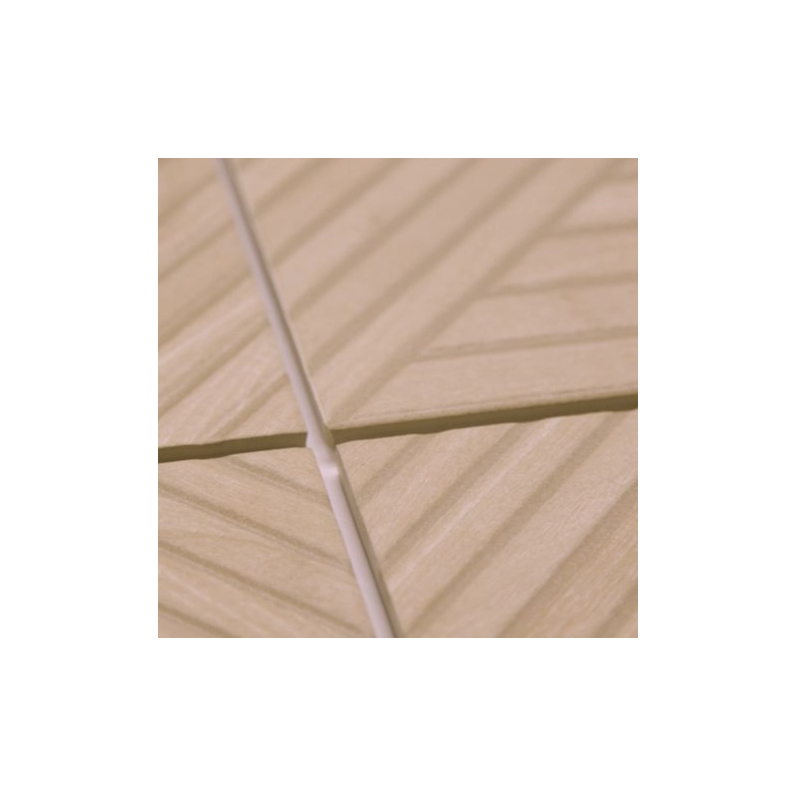 Tangram Oak Wood-Effect Matt Porcelain Tile 44.2x44.2cm