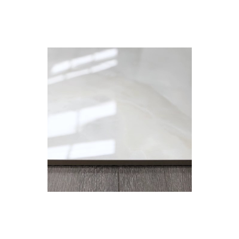 Dexter Dove Marble-Effect Gloss Porcelain Tile 160x80cm