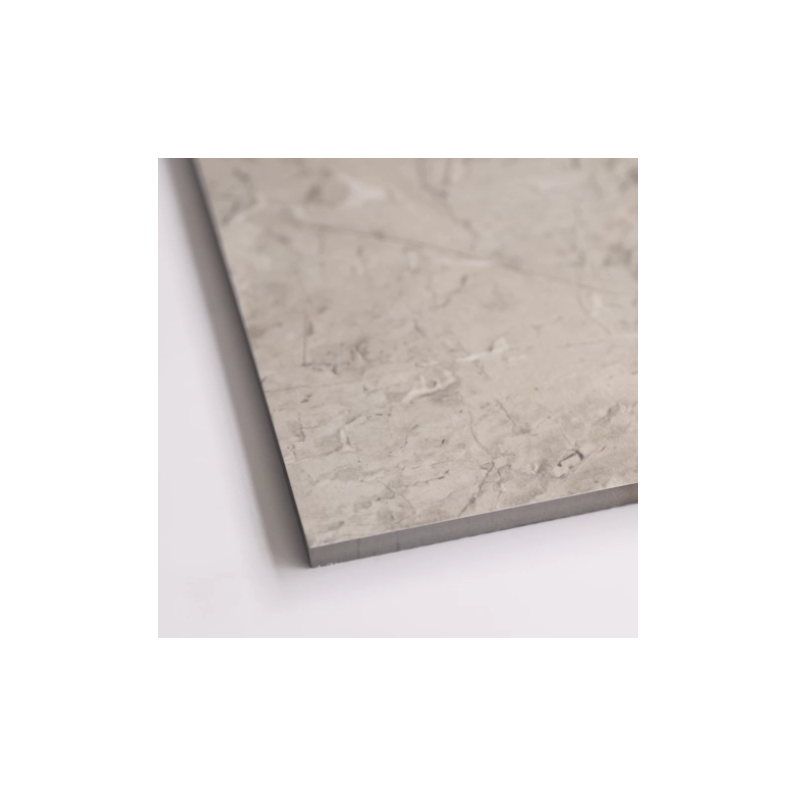 Tavos Beige Marble-Effect Matt Porcelain Tile 100x100cm