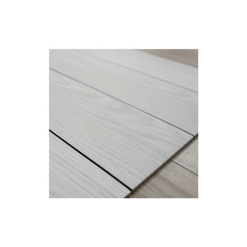 IWood White Wood-Effect Matt Porcelain Tile 90x15cm