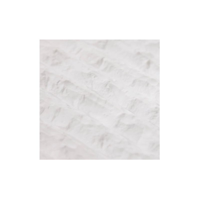 PU Stone Wall Panel Ribbed Surface White 120x60cm