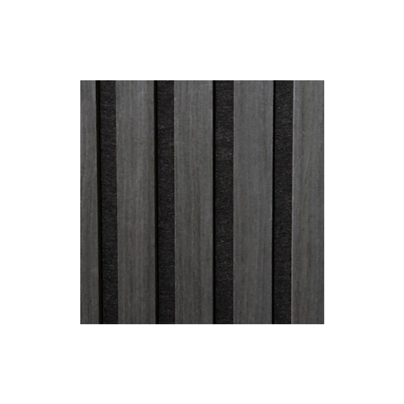 21mm Acoustic Black Felt Wall Panel Charcoal 240x60cm