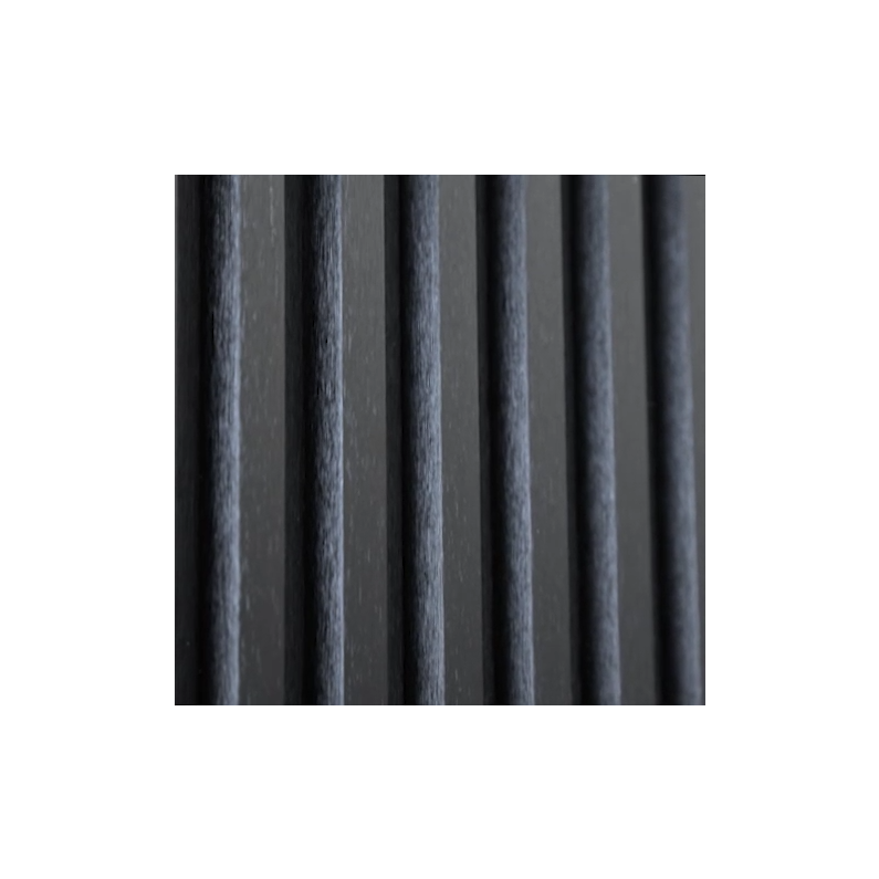 18mm Slat Wall Panel Black 290x17cm