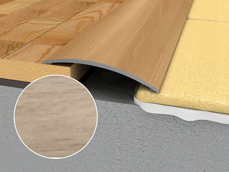 WRG2 38mm Reducer Adhesive Profile P24 Almond Oak 900mm | Tile Merchant