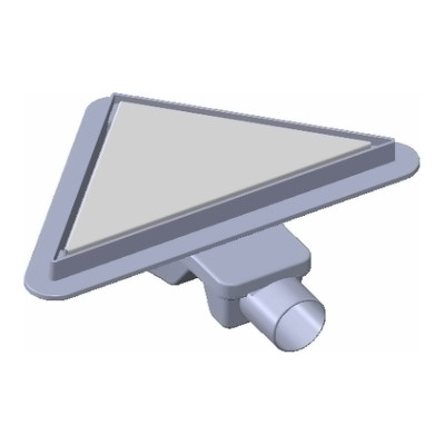 "Floor Drains Floor Drain (Triangle, Tileable Cover) 330mm"