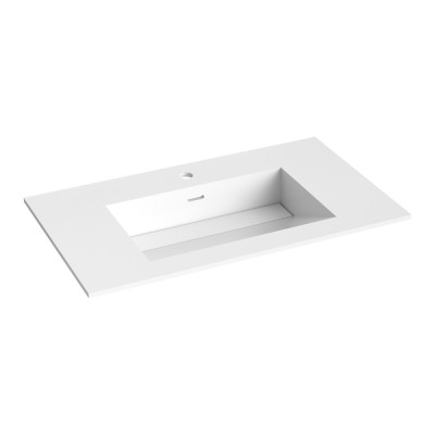 Monta Alternative Corian Basin - White 800mm