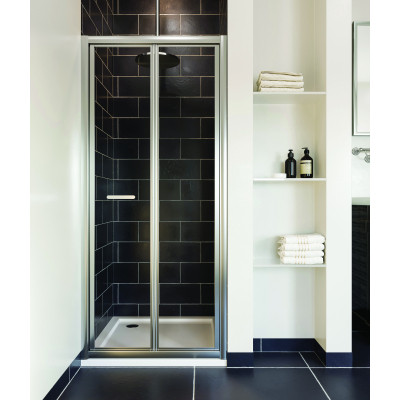 Casanuova Bifold Door - Chrome 1000x1000mm