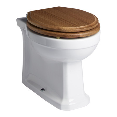 Vitoria Back to Wall WC Pan - White