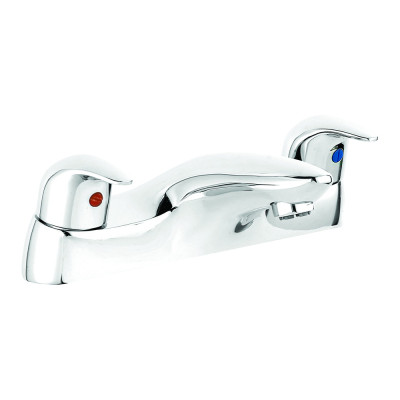 Alpha Bath Filler - Chrome