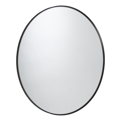 Verge Brushed Brass Non-Illuminated Round Mirror 60cm