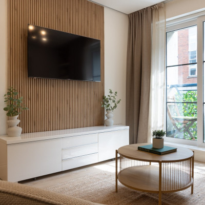 18mm Slat Wall Panel Ash 290x17cm