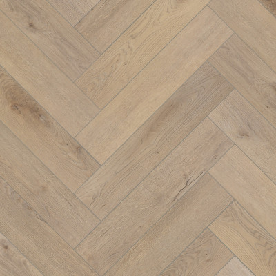 SPC Vinyl Flooring Herringbone - Clayton Oak 60x12.5cm