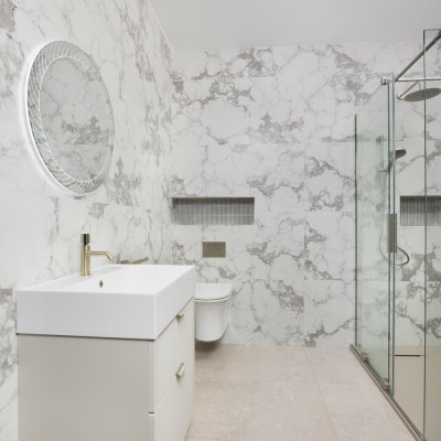 Statuario Ultra Marble-Effect Matt Porcelain Tile 120x60cm