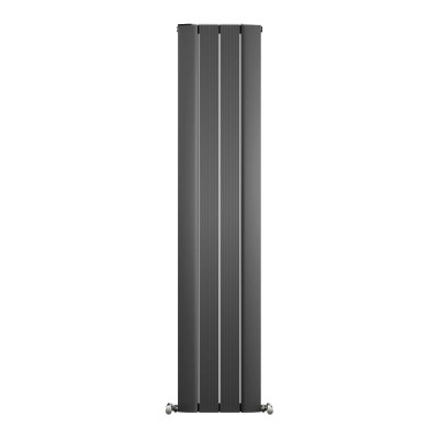 Jupiter Heated Towel Rail (Vertical Designer) - Black 1800x375mm