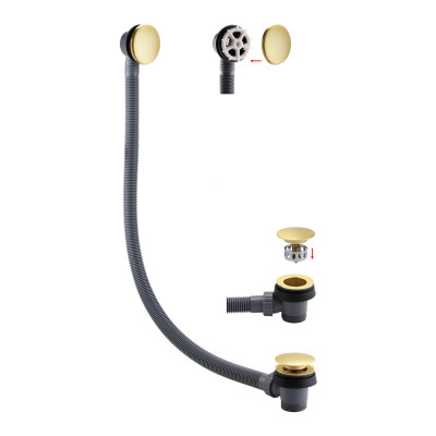 Accessories Bath Waste (Click Clack) - Brushed Brass