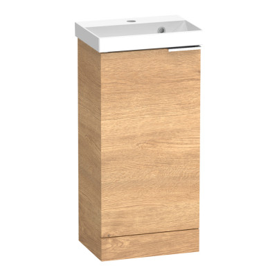 Cadence Floor Standing Cloakroom Unit - Danish Oak 400mm