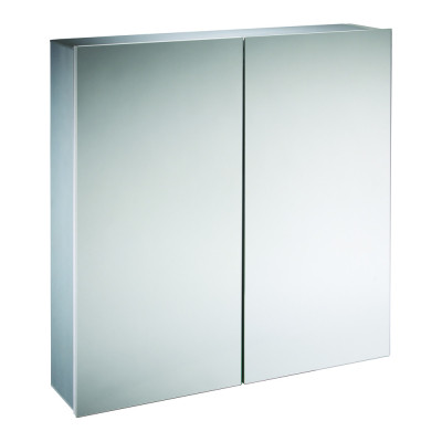 Balance Mirror Cabinet (Double Door) - Silver 600mm