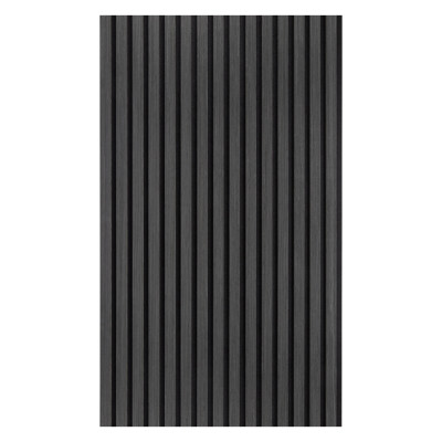 21mm Acoustic Black Felt Wall Panel Charcoal 240x60cm