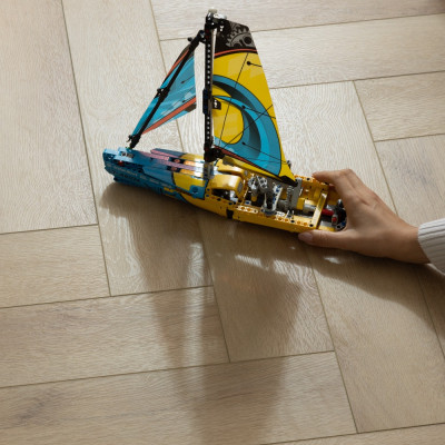 SPC Vinyl Flooring Herringbone - Eagle Oak 60x12.5cm