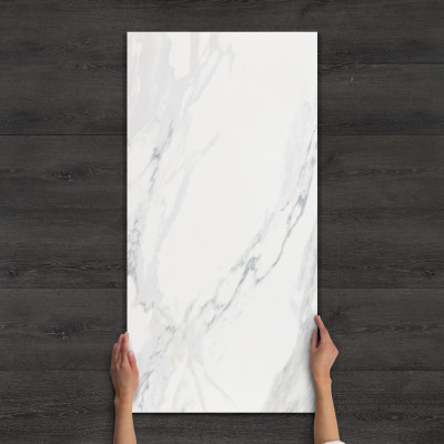 Marmo Azul Marble-Effect Matt Porcelain Tile 120x60cm