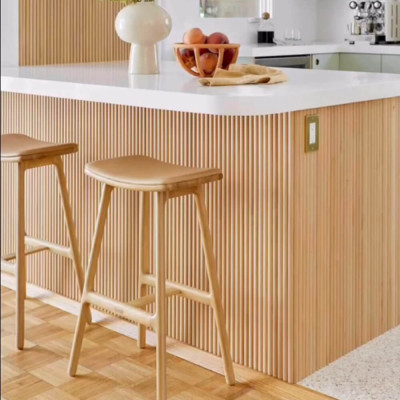 18mm Woodlux Bamboo Wall Panel Ash 275x15cm