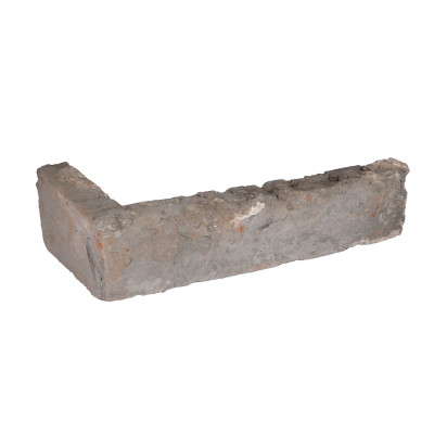 Reclaimed Brick Slips Corner Piece Grey 240x155x55x20mm