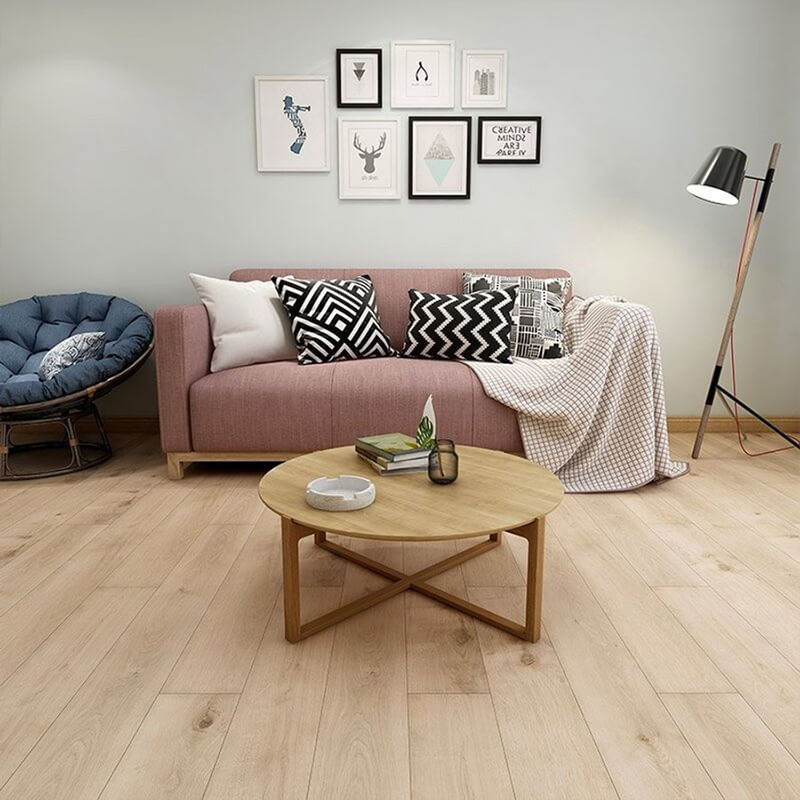 Hallway showcasing durable SPC vinyl flooring